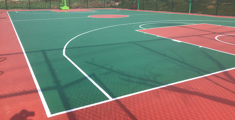 硅PU籃球場