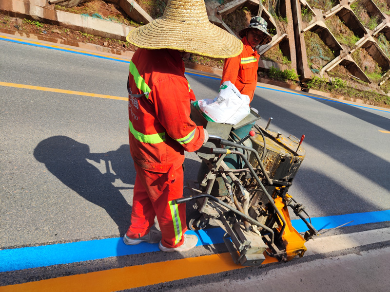 黃色熱熔標(biāo)線